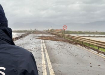 Ss 195, al via le ispezioni da parte di Anas: la mareggiata ha portato via parte della strada