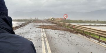 Ss 195, al via le ispezioni da parte di Anas: la mareggiata ha portato via parte della strada