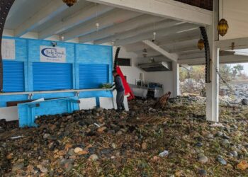Bobo Beach distrutto dal mare a Porto Columbu, l’appello di Roberto Meluzzi: raccolta fondi spontanea per rialzarsi