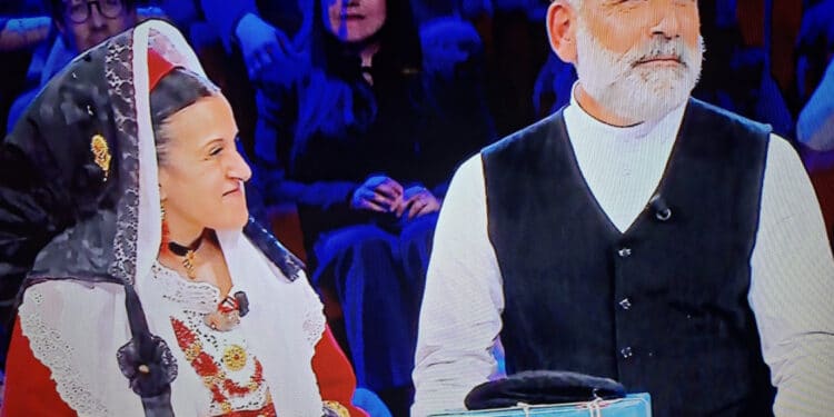 Ad “Affari Tuoi” con il vestito tradizionale sardo di Oristano: oggi in gara Alessandro, pastore di Marrubiu