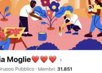 Scandalo gruppo “Mia moglie”: intestato a un 70enne deceduto e gestito da un uomo e una donna