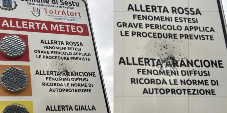 Spari contro il dispositivo per l’allerta meteo a Sestu, la rabbia dell’Assessora Argiolas: “È pensato per la sicurezza di tutti”