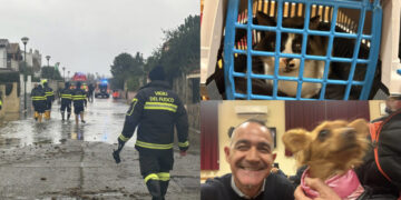 Capoterra, tutti evacuati cani e gatti compresi: concluse le operazioni per la messa in sicurezza di 100 cittadini