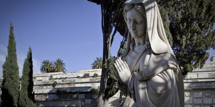 Cagliari, cimitero monumentale di Bonaria chiuso sabato 24 e domenica 25 gennaio dopo il ciclone Harry