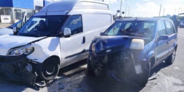 Elmas, scontro frontale in via Nervi: diversi feriti