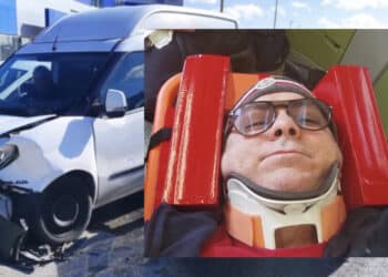 Elmas, brutto incidente per il pizzaiolo cagliaritano Alessio Congia