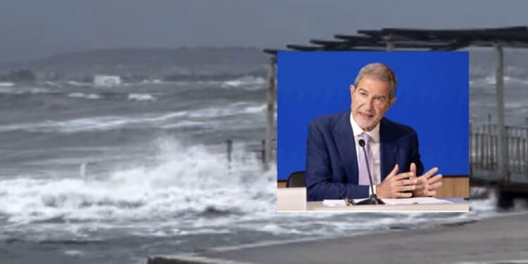 Il ministro Musumeci al Poetto: con Todde e Zedda “non tutto potrà essere ricostruito, dal governo solo un anticipo”