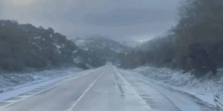 Maltempo in Sardegna, Anas al lavoro per garantire la transitabilità sulle strade colpite da neve e ghiaccio