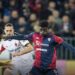 Cagliari-Milan 0-1, i rossoblù giocano bene ma non tirano in porta: Leao godere Allegri col corto muso