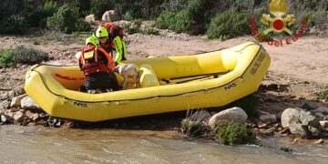 Monte Arcosu, lo spettacolare salvataggio di due cani da caccia: operazione dei vigili del fuoco
