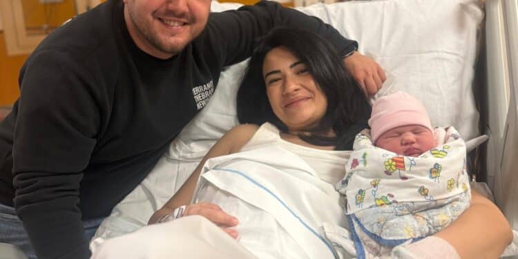 È Marta la prima nata del 2026 a Cagliari: il fiocco rosa nella notte di Capodanno