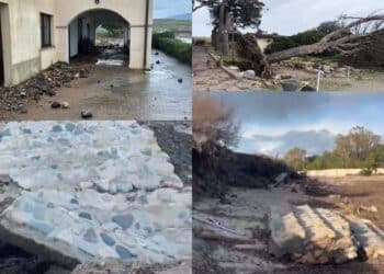 Ferita dalla mareggiata, ecco Nora dopo il passaggio del ciclone Harry -VIDEO