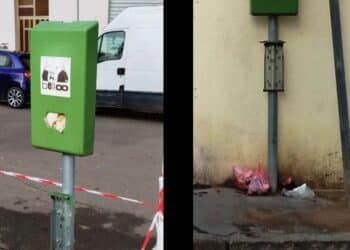 Quartu, cestini speciali per raccogliere le deiezioni canine distrutti dai vandali: “I sacchetti vengono abbandonati a terra”