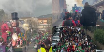 Nemmeno la pioggia ferma la festa: buona la prima, a Villa San Pietro e Capoterra il debutto del Carnevale (VIDEO)
