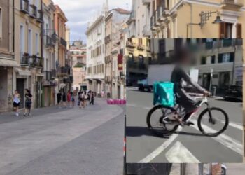 Cagliari, via Manno e via Garibaldi scambiate per piste: i rider sfrecciano a tutta velocità