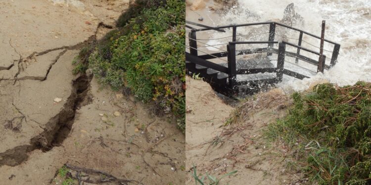 San Giovanni di Sinis, l’accesso alla spiaggia è interdetto: “Sta cedendo”