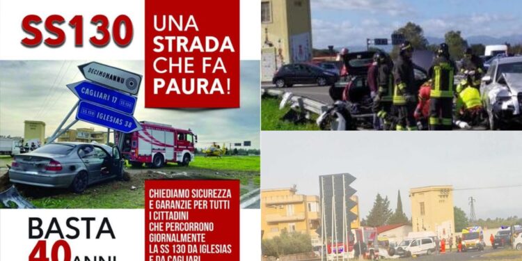 Decimomannu, troppi ritardi sulla messa in sicurezza della Ss 130: il comitato non ci sta