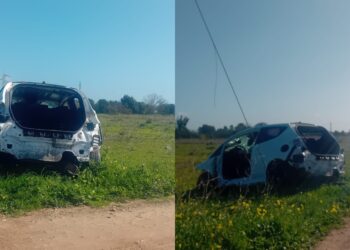 Carcassa di auto abbandonata nelle campagne tra Elmas e Assemini: la protesta dei cittadini