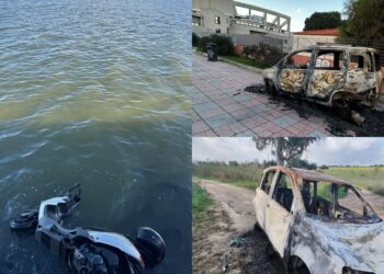 Carcasse di auto e scooter cannibalizzate e date alle fiamme: Cagliari e hinterland invasi dai rottami