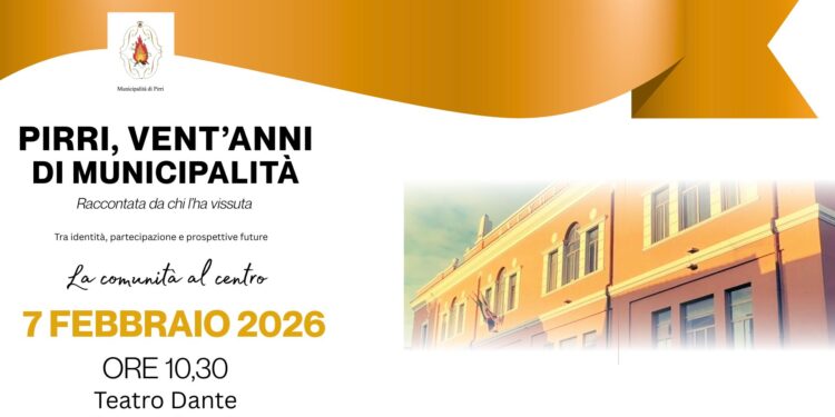“Pirri, vent’anni di Municipalità: tra identità, partecipazione e futuro”