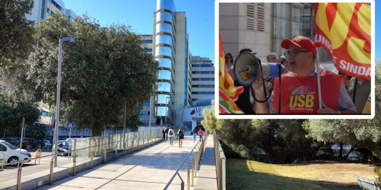 Brotzu, blitz a sorpresa della Todde: “Passerelle istituzionali mentre il personale è ignorato”