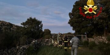 Padru, escursionista in difficoltà soccorsa dai vigili del fuoco