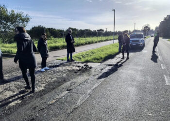 Amministratori sulla Assemini – Decimomannu per valutare lo stato della strada: “Urgente intervento drastico”