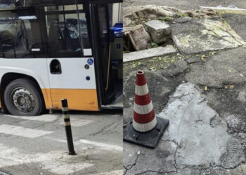 Cagliari e Monserrato flagellate dal maltempo: piogge incessanti e voragini come crateri nel manto stradale che non regge