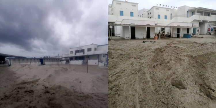 Cagliari, la mareggiata restituisce milioni di metri cubi di sabbia finissima: cumuli di “oro bianco” nella spiaggia dei Centomila