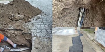 Maracalagonis, i lavori distruggono gli impianti di illuminazione pubblica e le strade: la sindaca Fadda blocca tutto