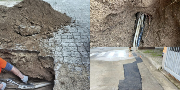 Maracalagonis, i lavori distruggono gli impianti di illuminazione pubblica e le strade: la sindaca Fadda blocca tutto