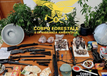 Operazione antibracconaggio nell’hinterland cagliaritano: due fermi e sequestro di munizioni, selvaggina e stupefacenti