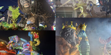 Samassi in festa per la storica sfilata dei carri di cartapesta: migliaia di persone in strada per la 72^ edizione del carnevale (VIDEO)