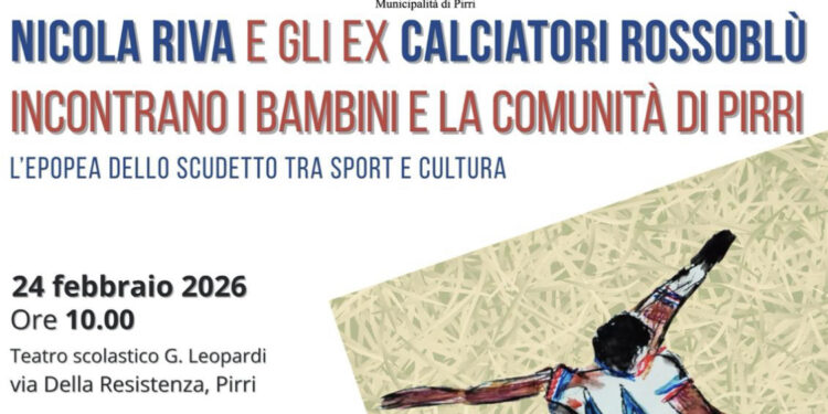 “Quando un’isola intera vinse lo Scudetto”: Nicola Riva e gli ex rossoblù incontrano gli studenti di Pirri