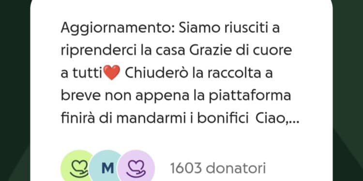 Recuperata la casa finita all’asta per i debiti del padre, la solidarietà dei sardi ha fatto la differenza: “Grazie di cuore a tutti”