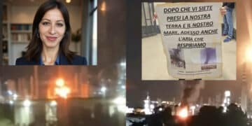 Sarroch, cielo color fuoco e fiamme dalle torce del polo industriale: oggi l’udienza preliminare dopo l’esposto presentato da Sardegna Pulita e Donne AmbienteSardegna