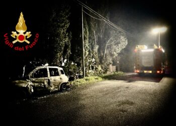 Assemini, auto in fiamme in campagna: l’intervento dei pompieri salva la vegetazione