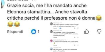 Cagliari, bufera social sul giudice che ha condannato il prof per aver sedotto una minore: “Ha scritto un commento e poi l’ha cancellato”