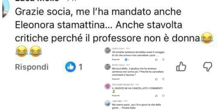 Cagliari, bufera social sul giudice che ha condannato il prof per aver sedotto una minore: “Ha scritto un commento e poi l’ha cancellato”