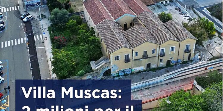 Ripartono i lavori a Villa Muscas, in via Santa Alenixedda: Cagliari potenzia il distretto della musica