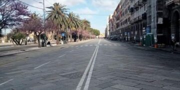 Cagliari, guardate come si è ristretta via Roma: “In futuro sarà impossibile ospitare grandi eventi”