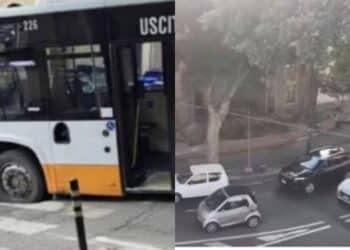 Cagliari, cede il sedimento stradale in viale Merello: “Possibile presenza di un canale d’acqua”