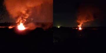 Cagliari, con il bel tempo ricominciano gli incendi: vasto rogo nella zona dello stagno Simbirizzi