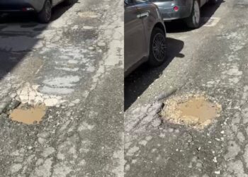 Quartu, buche e voragini in via Liguria fanno esplodere la rabbia dei residenti