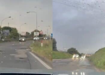 Da Monserrato a Sestu la sicurezza stradale è un miraggio: buche e voragini in una strada priva di segnaletica