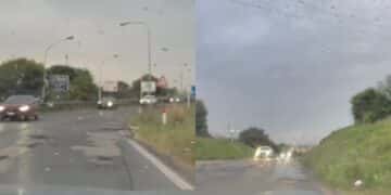 Da Monserrato a Sestu la sicurezza stradale è un miraggio: buche e voragini in una strada priva di segnaletica