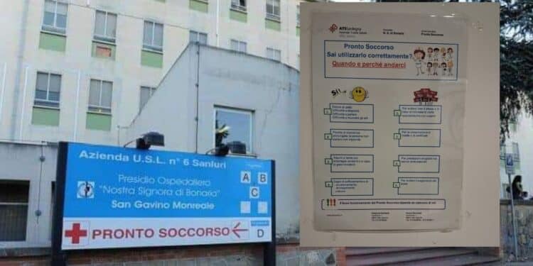 San Gavino Monreale, pronto soccorso utilizzato come centro medico dove fare una lastra o qualche esame