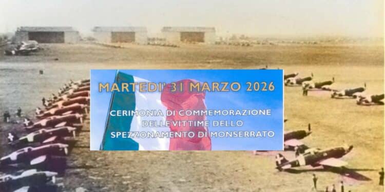 31 marzo, cerimonia di commemorazione delle vittime dello spezzonamento di Monserrato