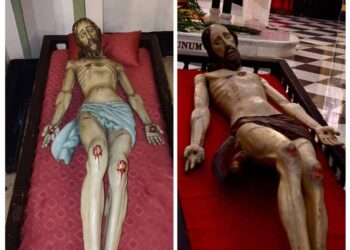 Gonnosfanadiga riabbraccia il suo Cristo: restaurata un’opera devozionale di grande valore storico