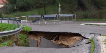 Gesico, la strada provinciale è ancora impercorribile dopo il maltempo